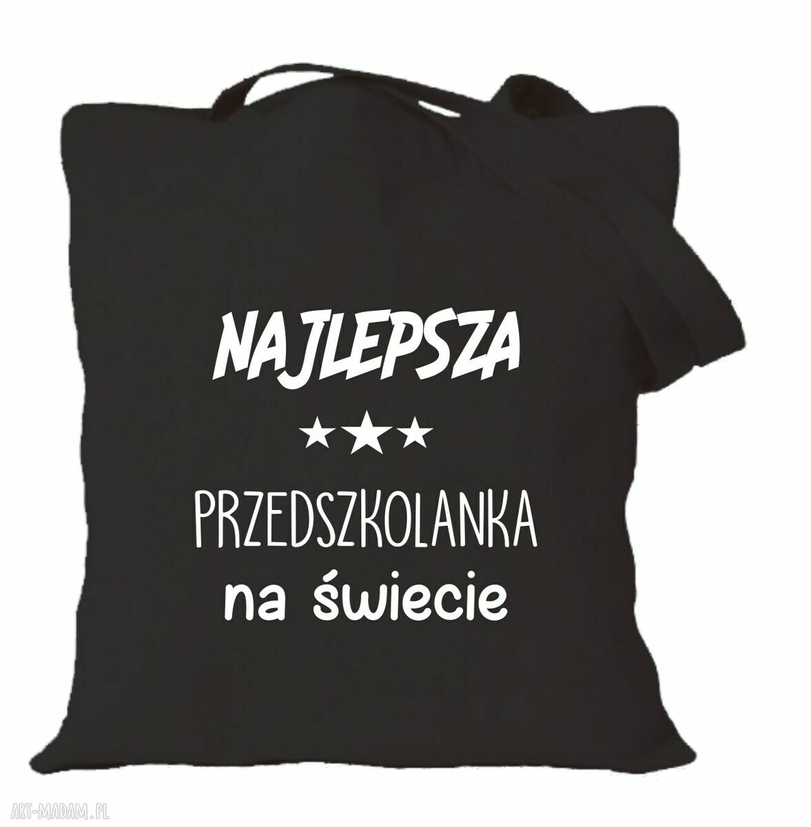 Torba z nadrukiem dla przedszkolanki - prezent od przedszkolaków