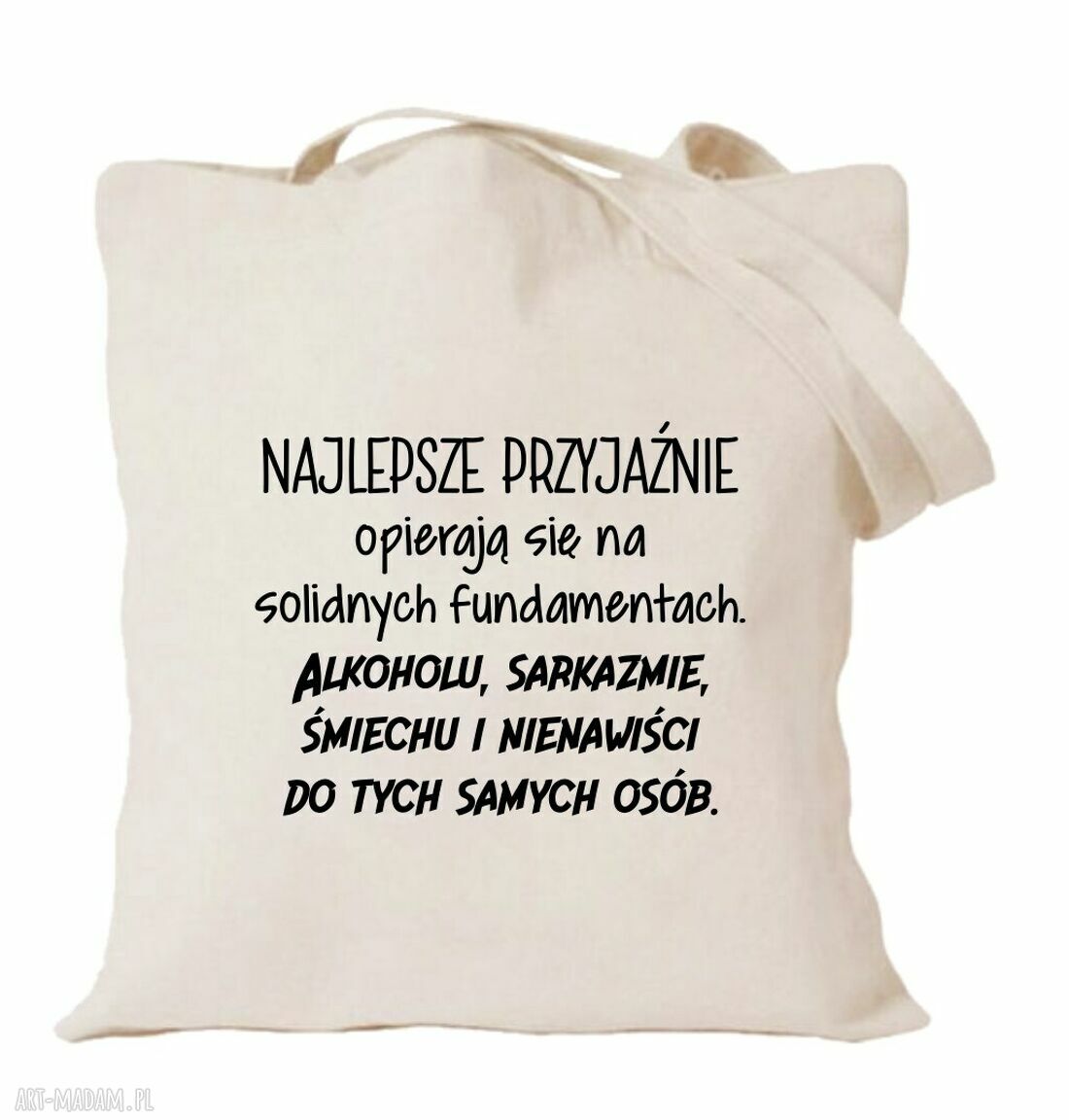 Torba z nadrukiem dla przyjaciółki BFF - prezent dla psiapsi