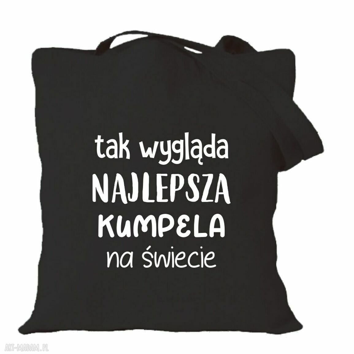 Torba bawełniana z nadrukiem BFF - prezent dla przyjaciółki