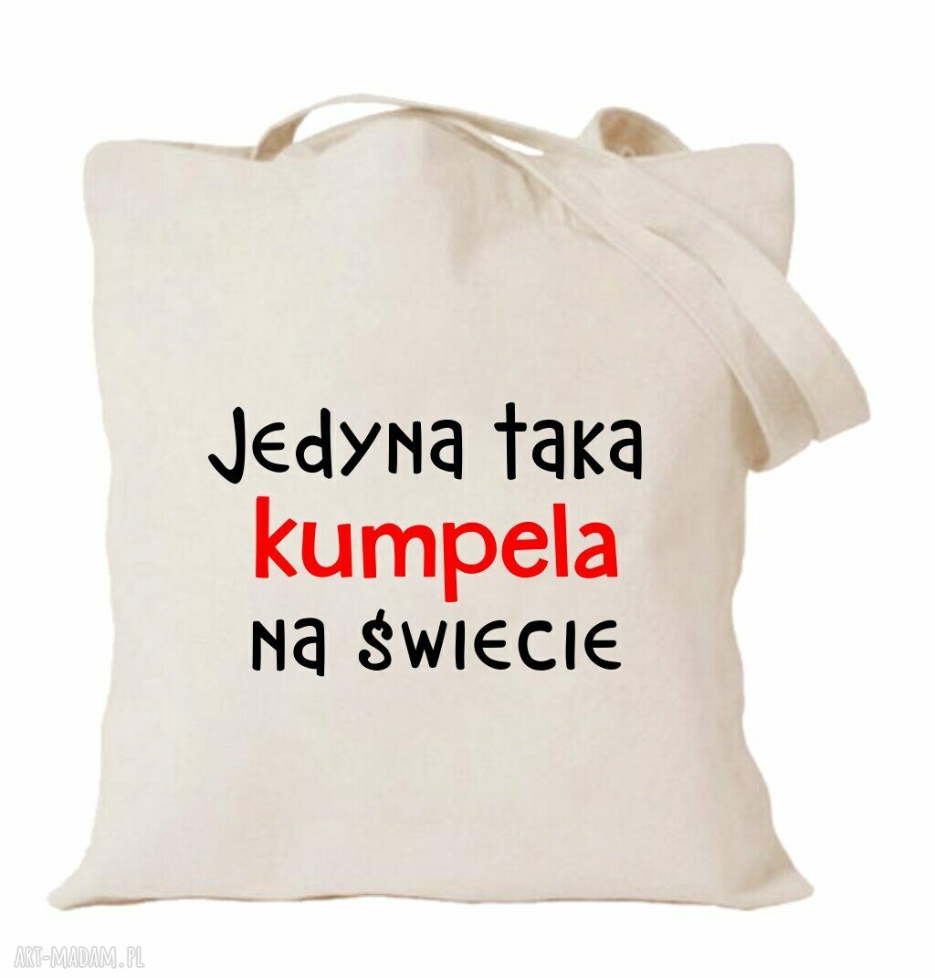 Torba bawełniana z nadrukiem dla przyjaciółki - psiapsi, kumpeli i BFF