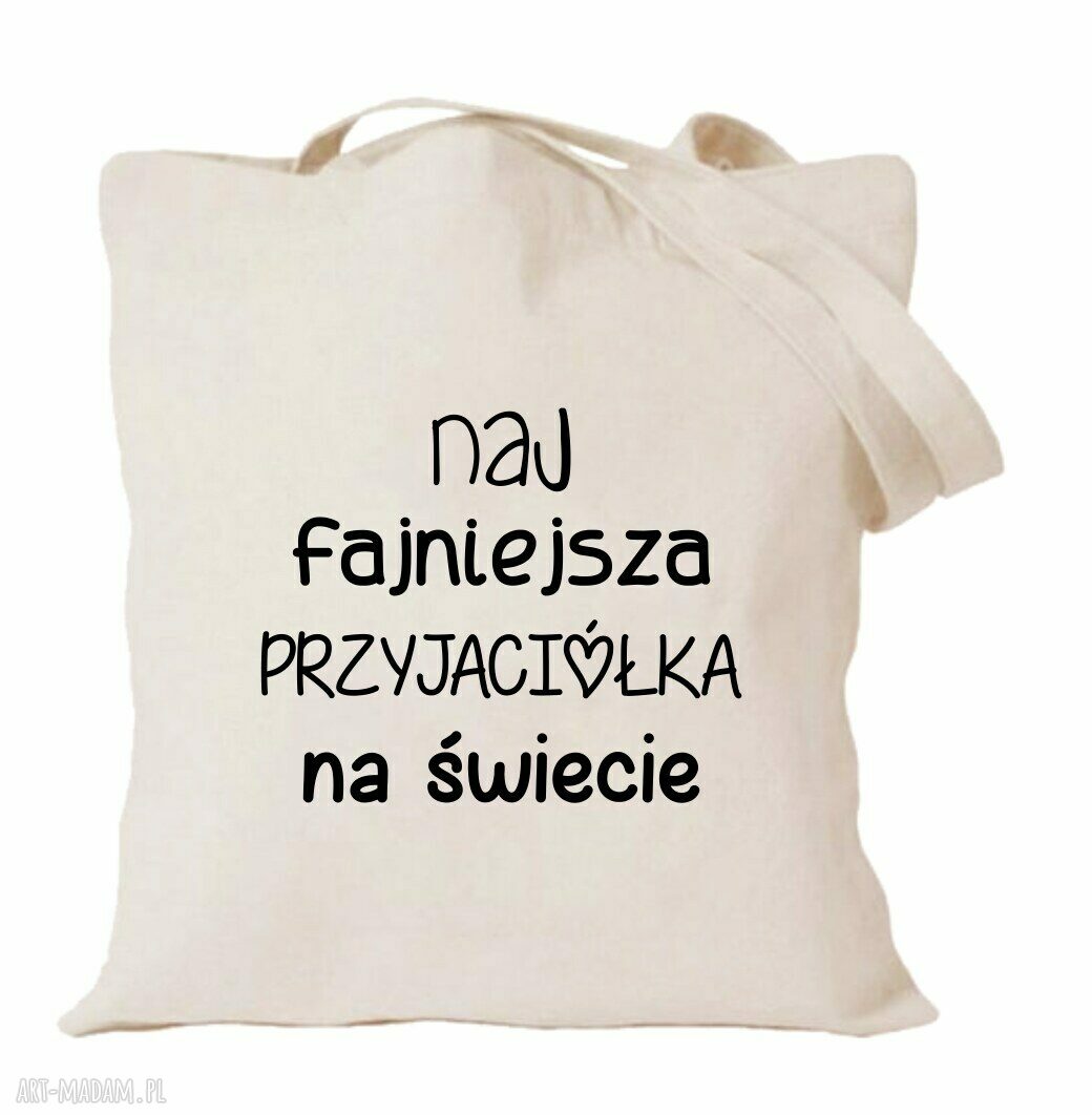 Torba bawełniana z nadrukiem dla przyjaciółki - BFF