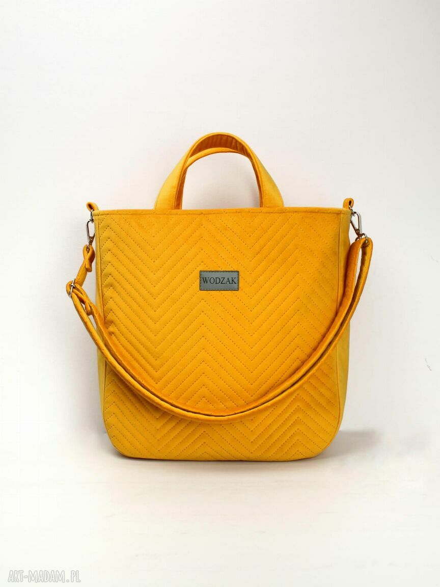 Torebka damska aurora żółtego weluru elegancka kolorowa welurowa