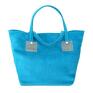 na zakupy markowe torebki 37 0003 turkusowa torebka shopper