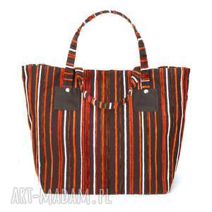 37-0006 wielobarwna torebka shopper bag 3w1 ekologiczna