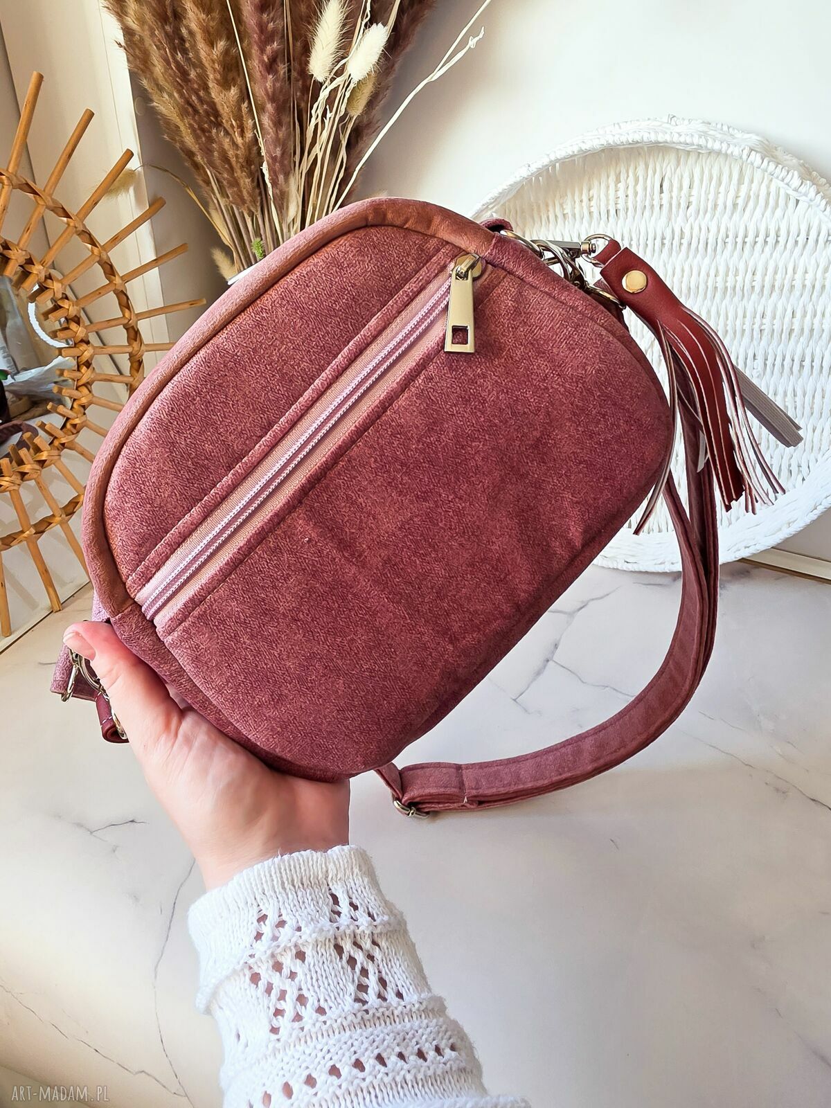 Torebka Box Ada w kwiaty - mała torebka damska handmade
