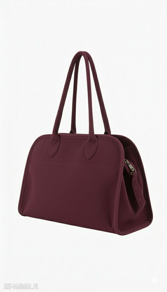 Torebka business chic LS06 bordowa