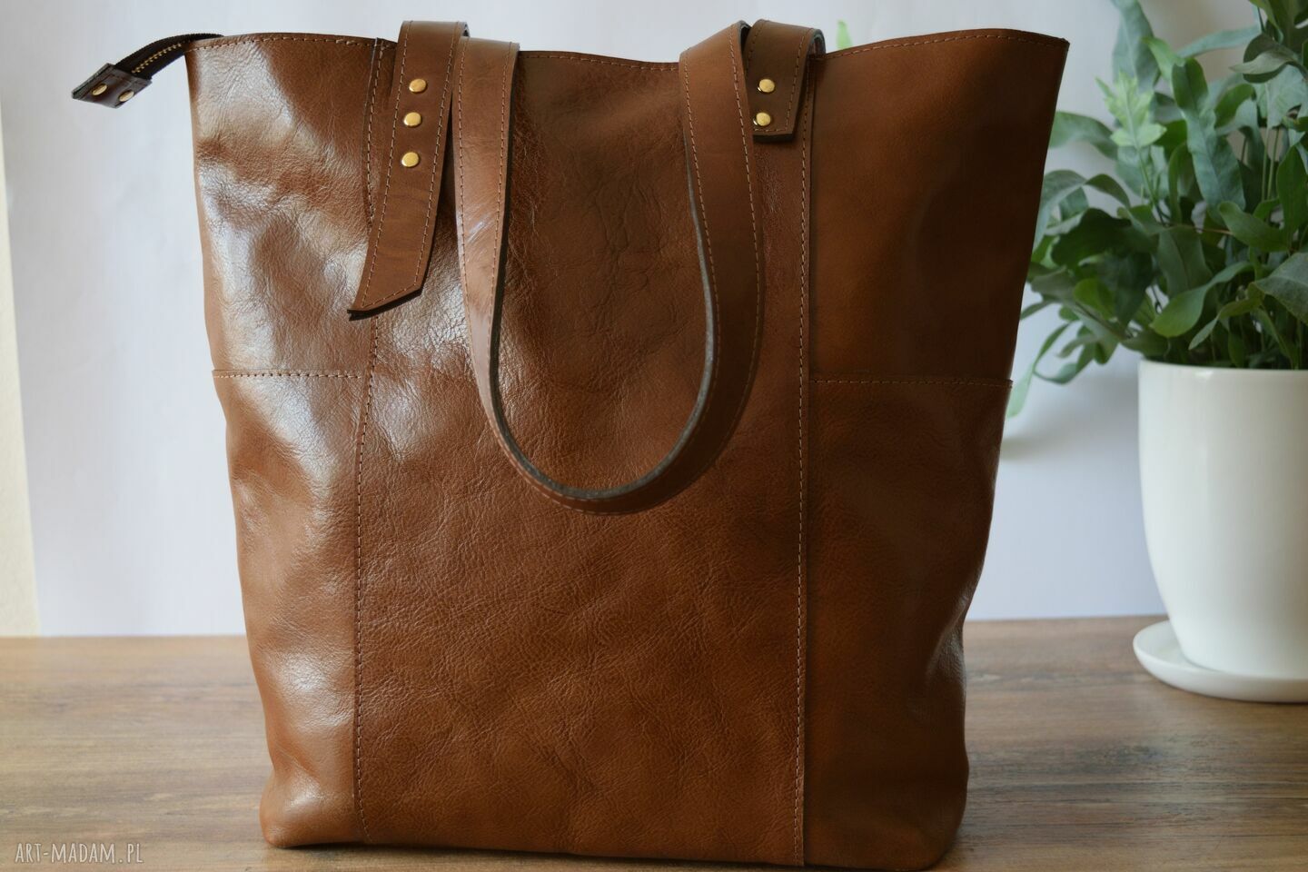 Duży shopper vintage ręcznie robione