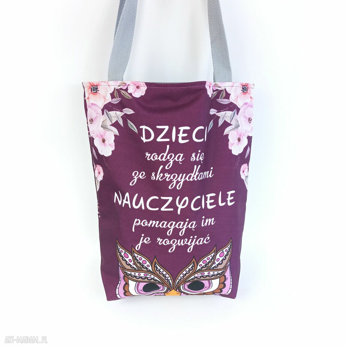 Shoperka na ramię Dzień Nauczyciela "Nauczyciele" - prezent dla nauczycielki