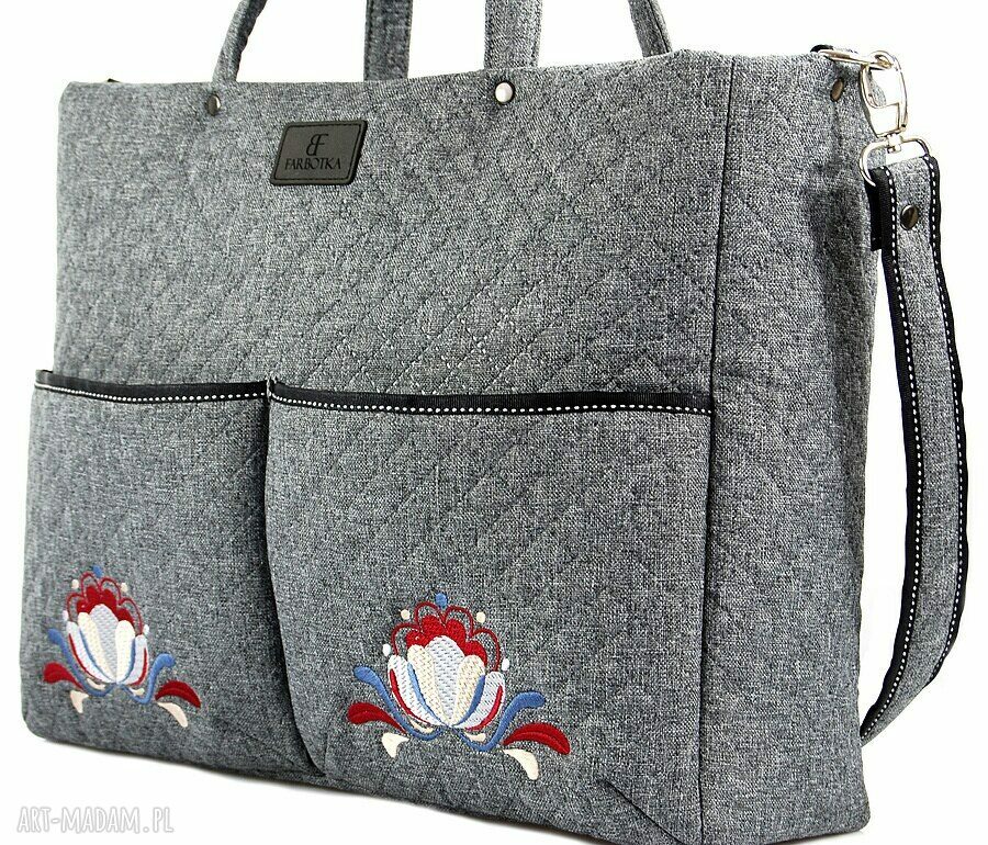 Torebka Farbaby 102 Farbotka - duża pojemna torba podróżna handmade