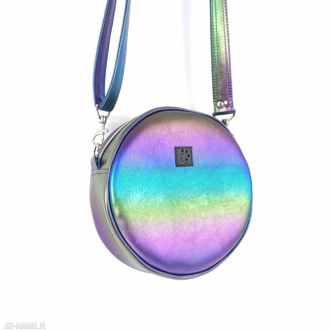 Torebka okrągła (25 cm) HOLO na ramię