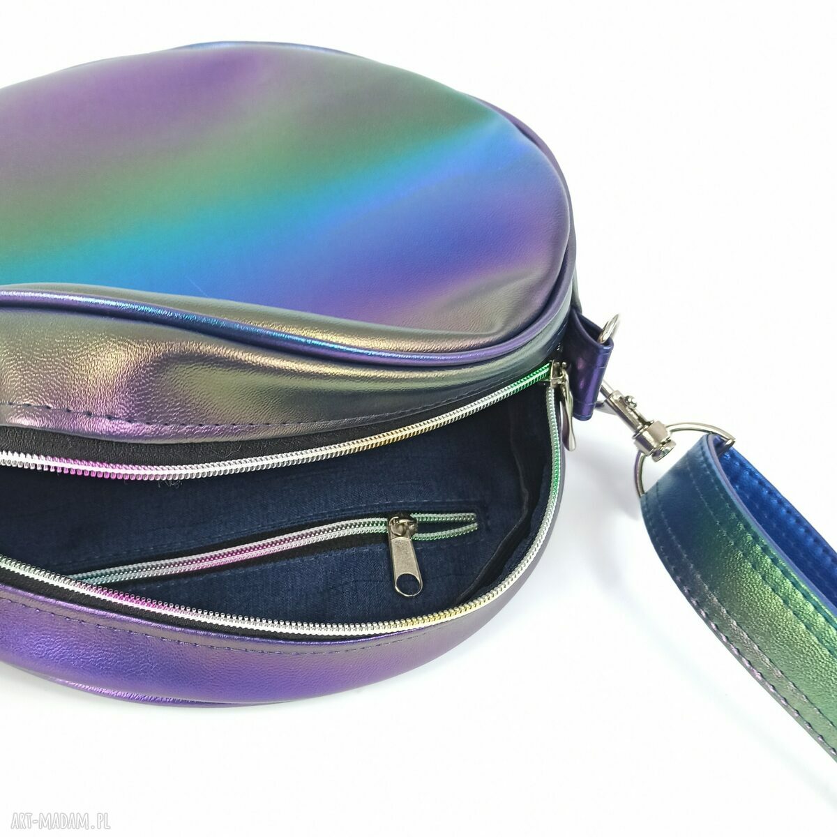 Torebka okrągła (25 cm) HOLO na ramię