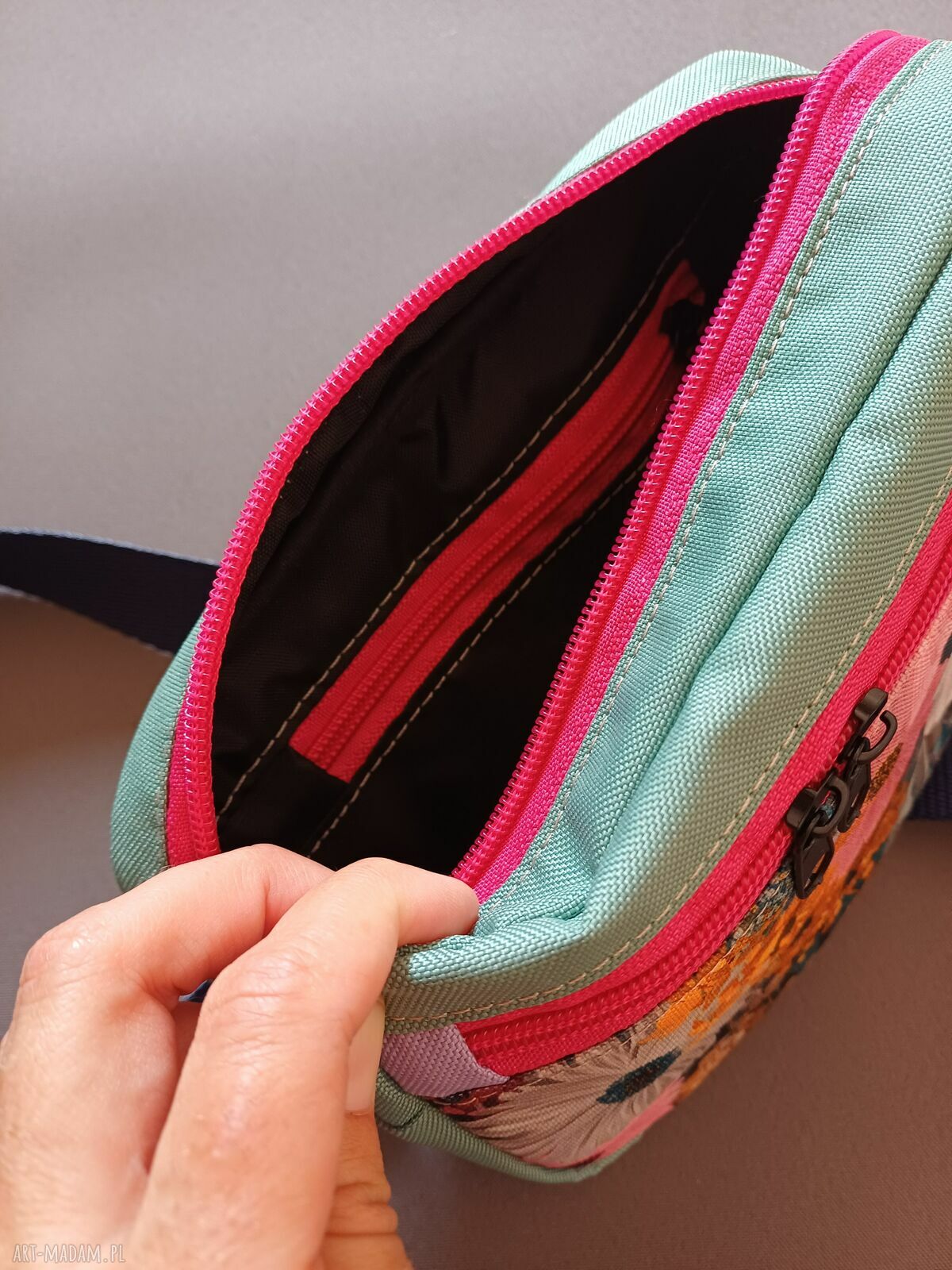Saszetka na telefon na ramię w kwiaty - Catoo accessories (wodoodporna)