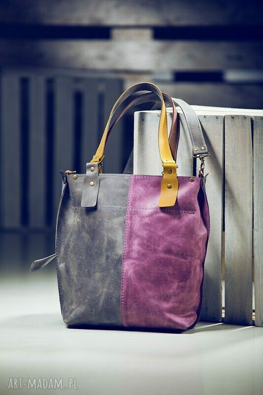Ręcznie robiona torebka skórzana NavahoClothing na ramię i crossbody