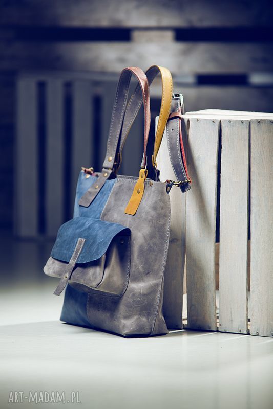 Ręcznie robiona torebka skórzana NavahoClothing na ramię i crossbody