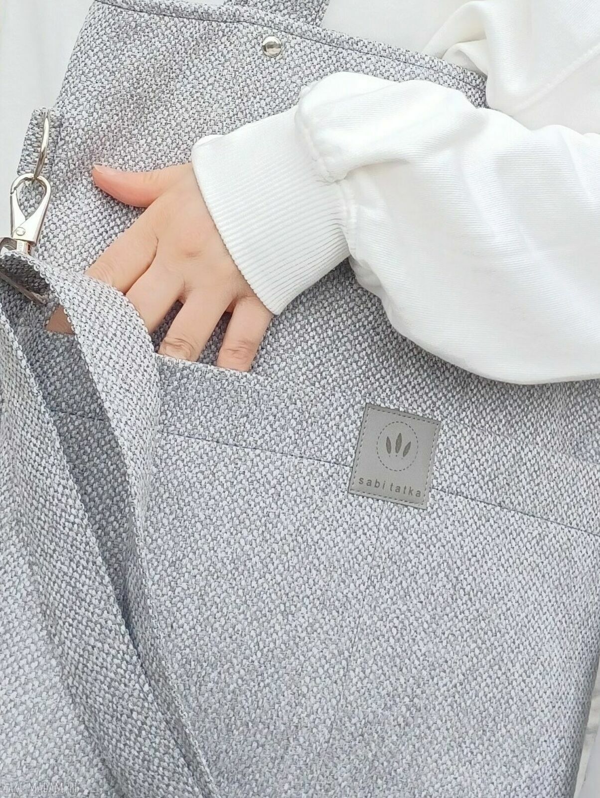 Torebka z plecionki Pocket Bag - torba kieszeniami