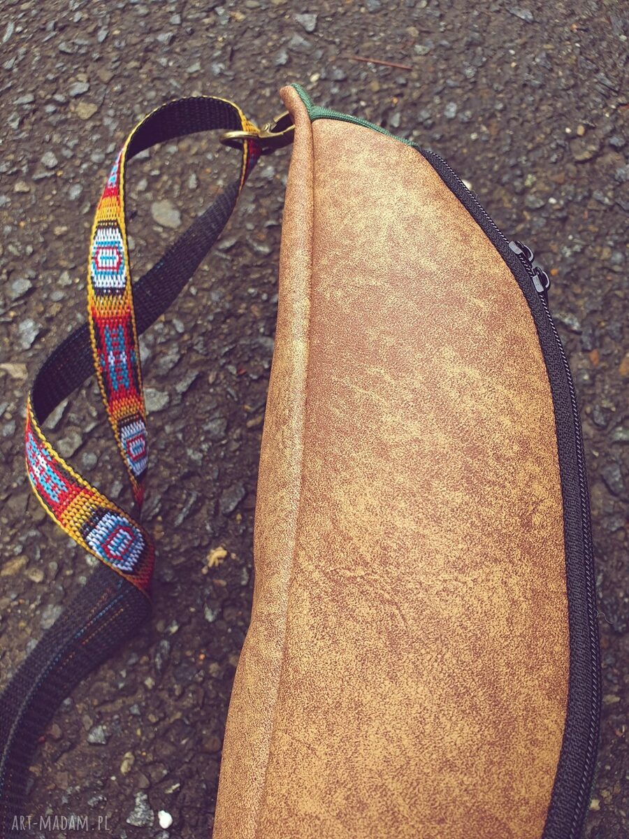 Nerka lisek na bawełnie – handmade (lisek, saszetka na ramię)
