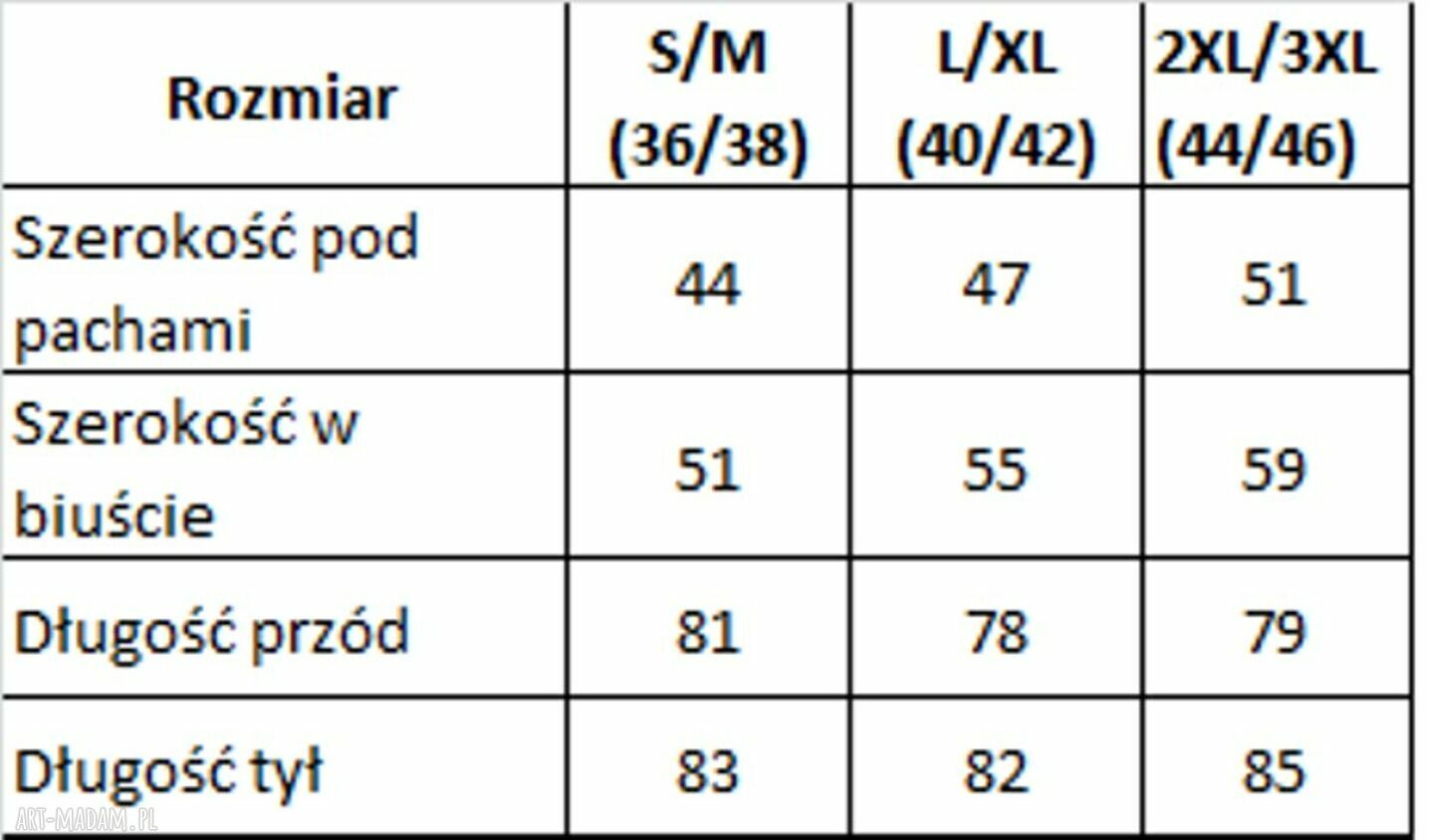 Trapezowa luźna tunika-sukienka oversize w czerni - Ella Dora