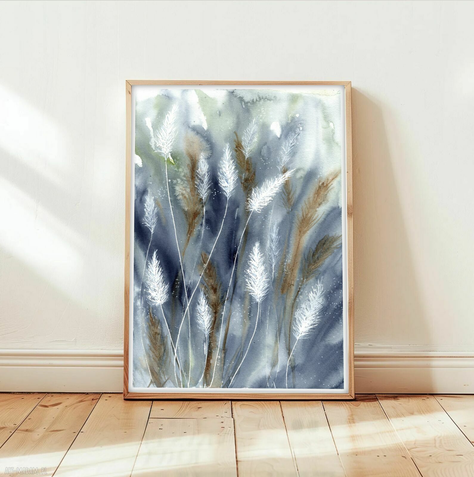 Plakat Trawy 50x70 cm - łąka i szuwary