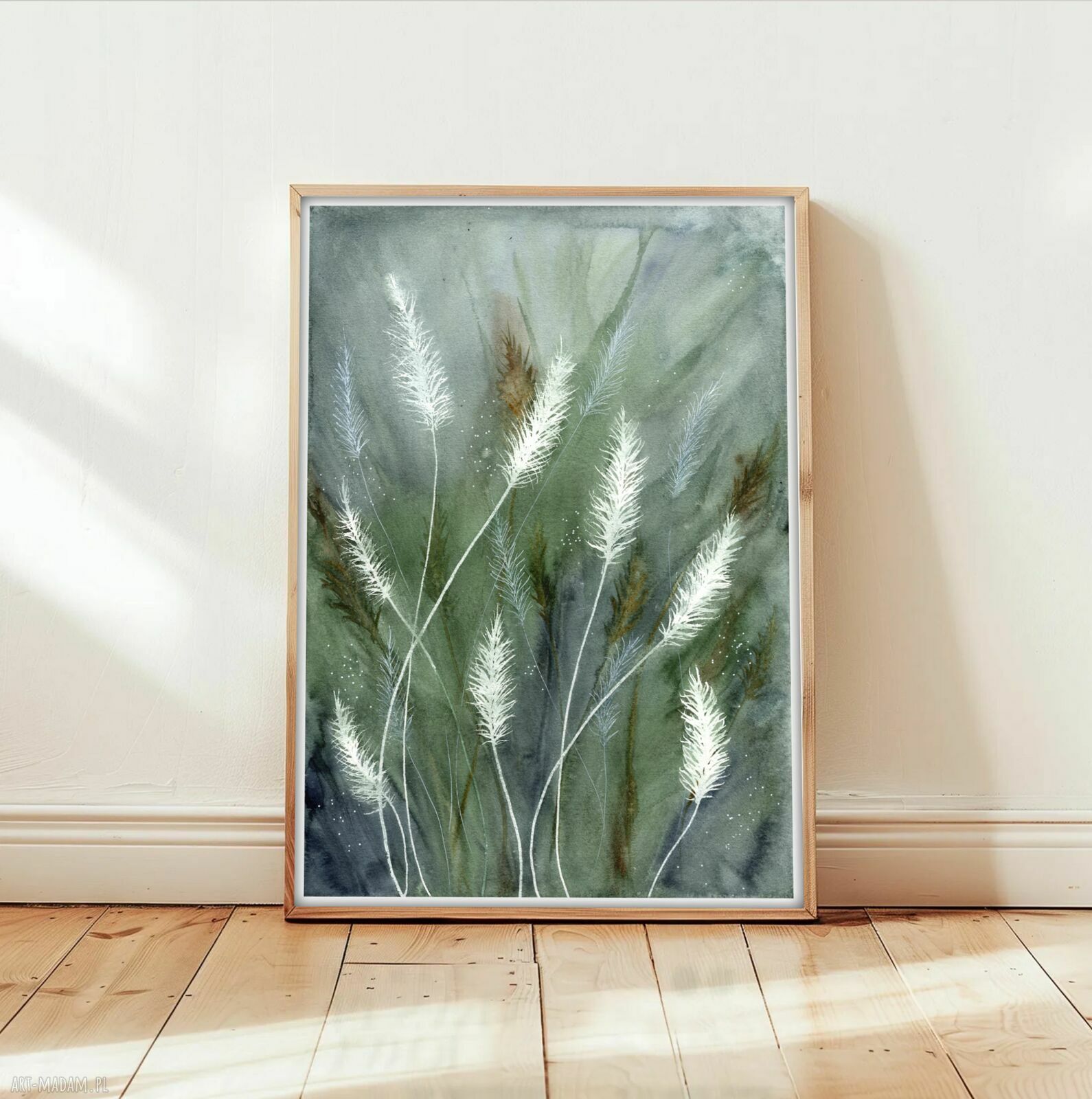 Trawy 50x70 cm - obraz z akwarelą