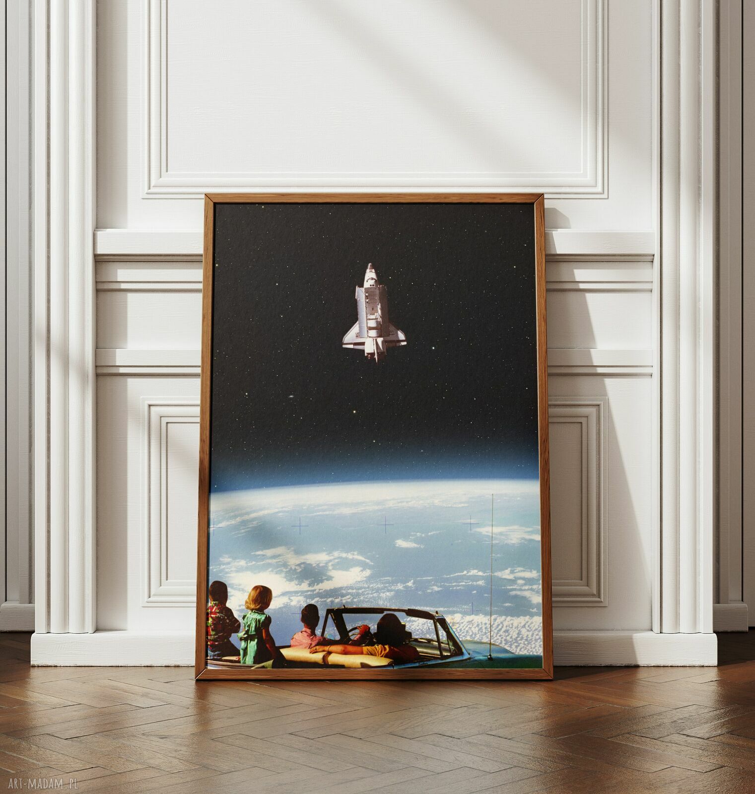 Plakat Trip - Kolaż Fine Art A3 29,7x42 cm (kosmos, retro klimat)