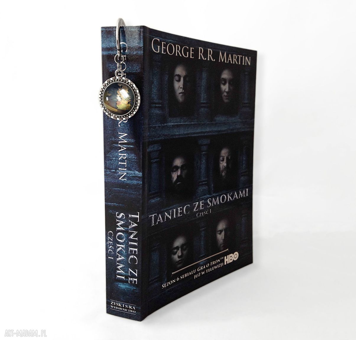 Zakładka książki westeros mapa gra tron duża kształcie egginegg