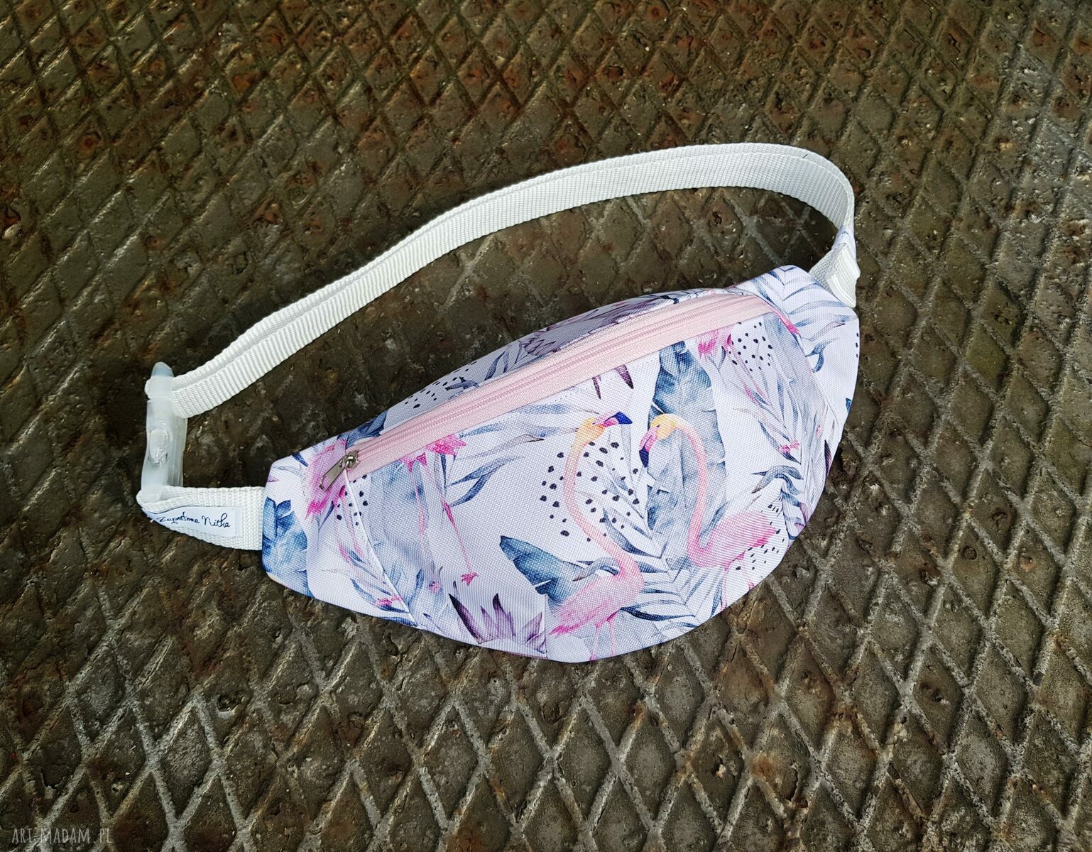 Nerka pastelowe flamingi damska nerka na co dzień, upominek z lekkością