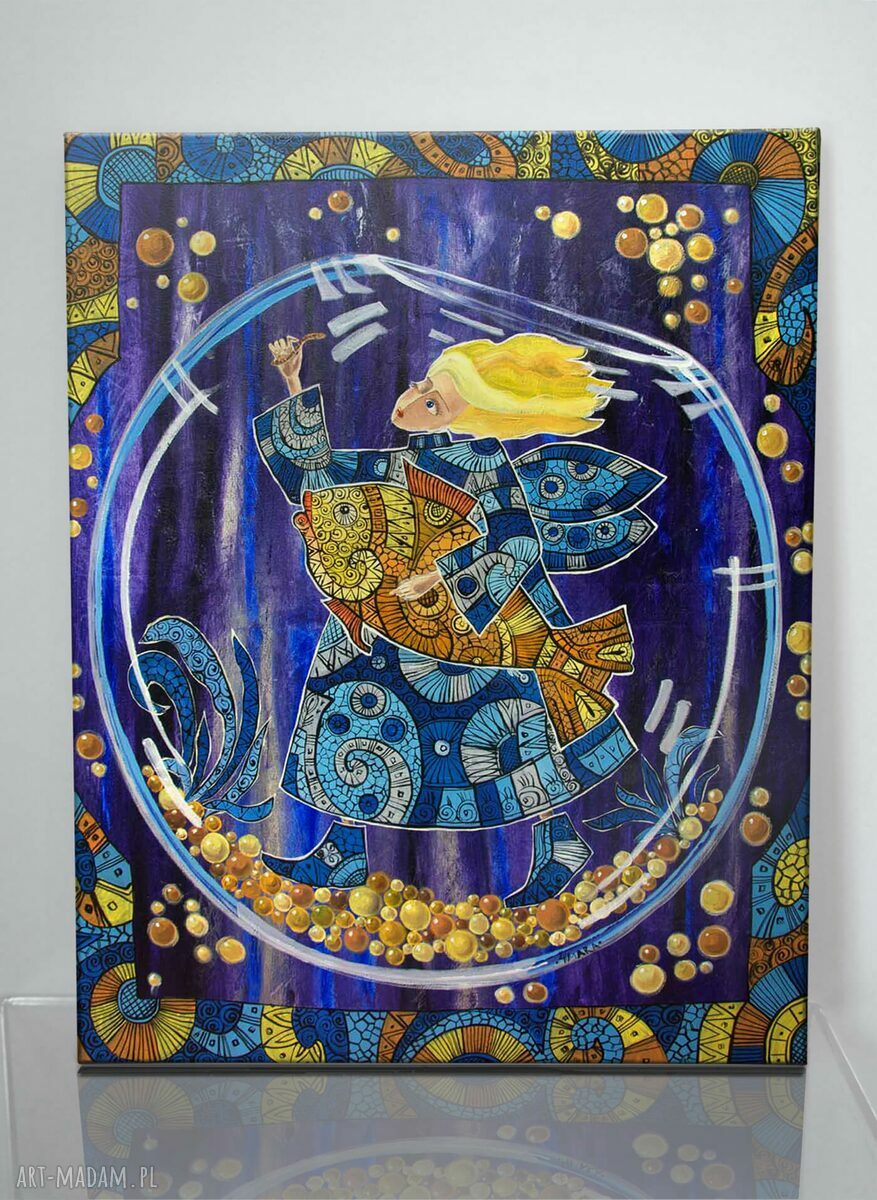 Obraz na płótnie giclee - anioł „Trudności łatwo pokonane”