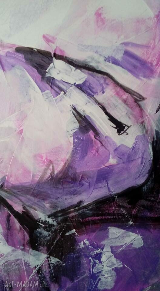 „Tu i Teraz” - obraz akrylowy 70x100 cm na płótnie (Adriana Laube)