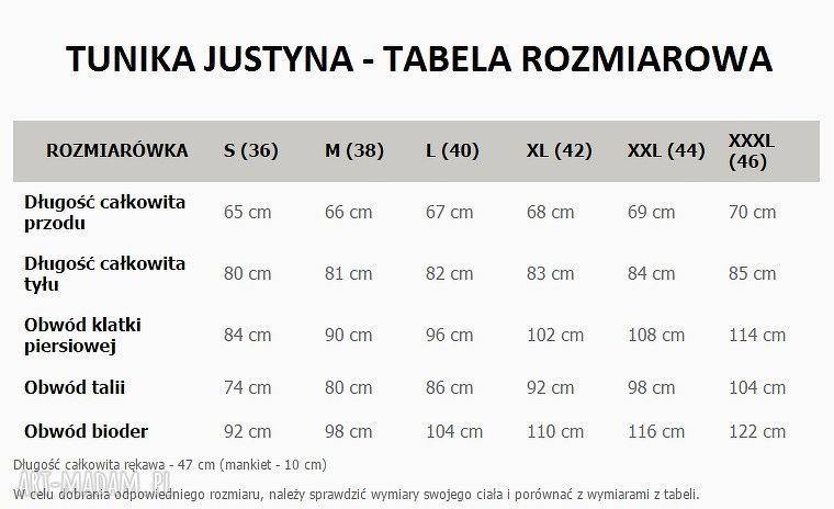 Tunika Justyna 4 handmade - grafitowy golf, przedłużany tył i kieszenie
