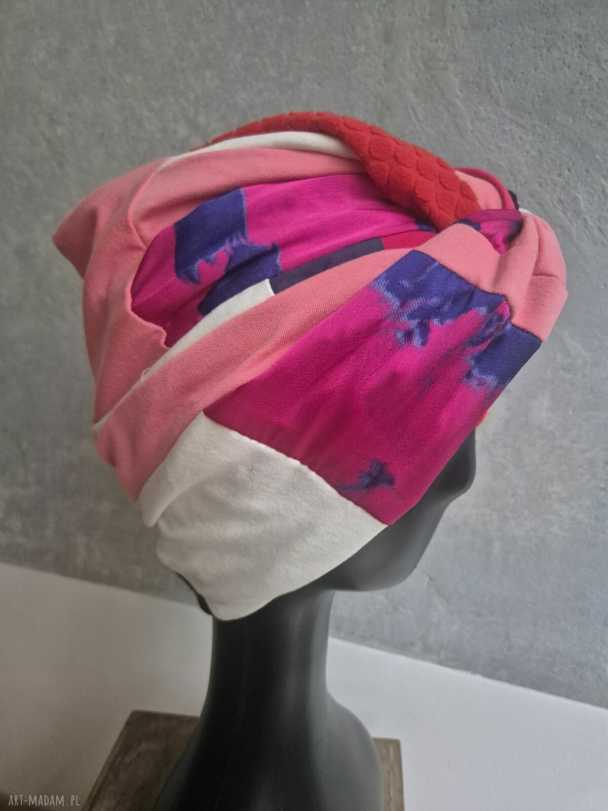 Kolorowy turban etno-orient Ruda Klara - milutki, uniwersalny
