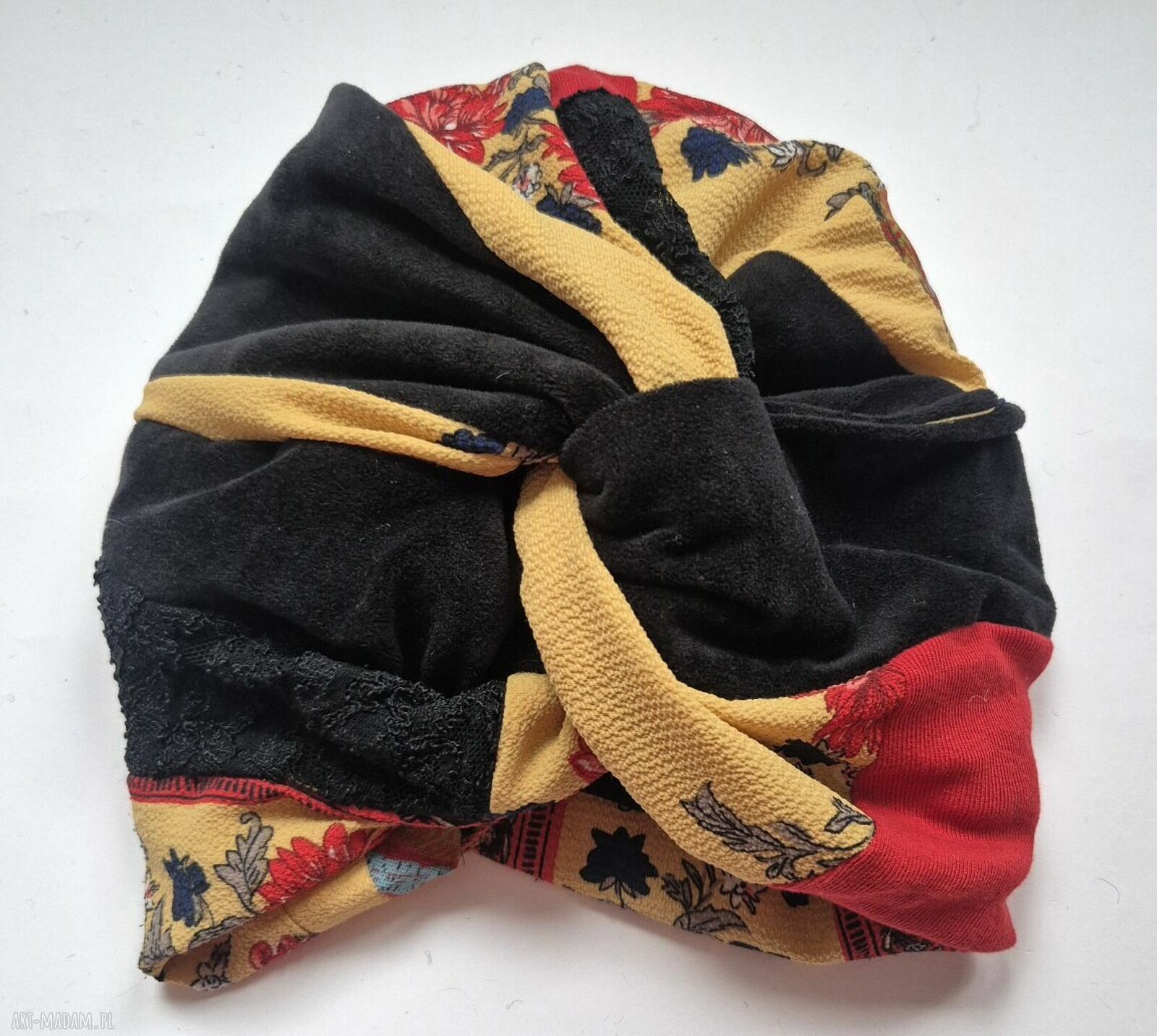 Turban kolorowy etno-orient milutki, rozmiar uniwersalny