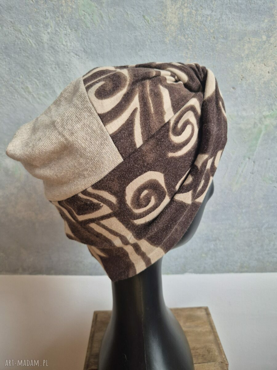 Turban damski kolorowy - ciepły orient w stylu folk