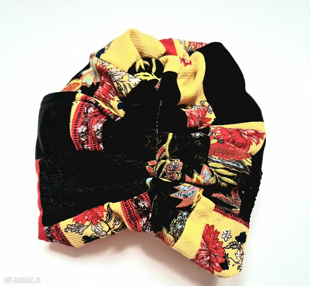 Turban kolorowy etno-orient milutki, rozmiar uniwersalny
