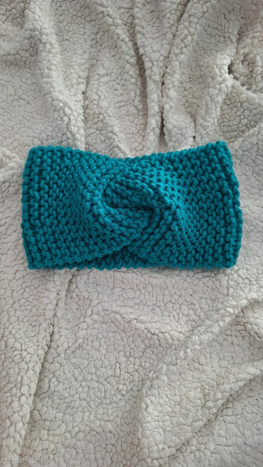 Ręcznie robiona opaska do włosów - wygodna ozdoba handmade