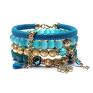 hand made bransoletki turquoise and gold vol. 2 /12 11 21/ set