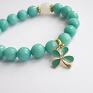 handmade bransoletki turquoise flower