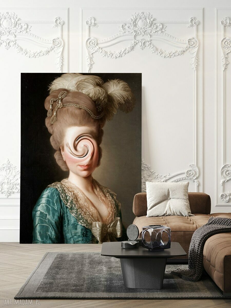 Twisted Lady - plakat 40x50 cm do salonu w modnym stylu