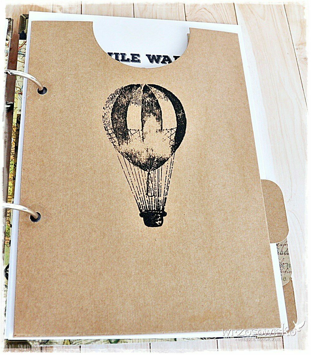 Twoja Wymarzona Podróż Planer ręcznie wykonane