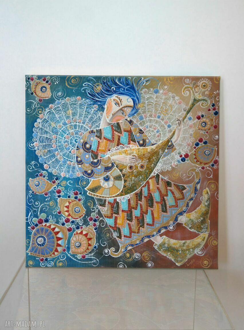 Ty znajdziesz mnie tam gdzie muzyka spotyka ocean - obraz Giclee na płótnie Canvas