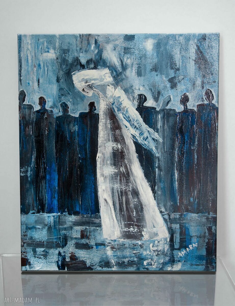 Tyś całym światem moim w tym oto ustroniu - obraz na płótnie giclee 35x42 cm