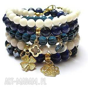 ivory and dark blue set ki ka pracownia