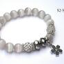 handmade bransoletki kolekcja rich silver flower