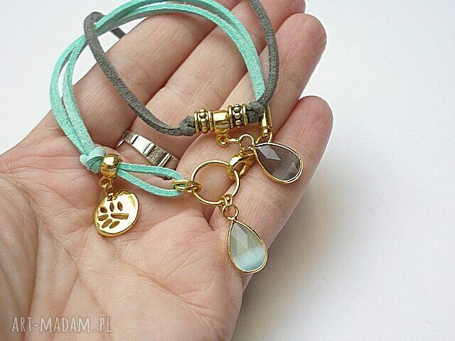 STRAP BLUE Ręcznie robione