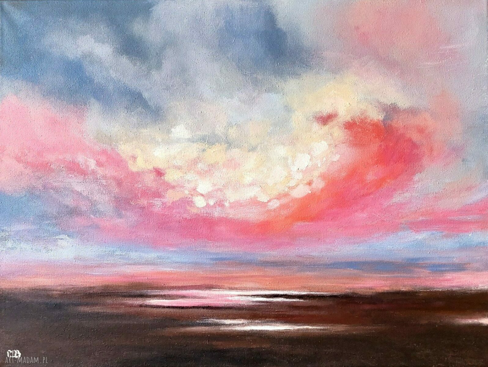 Ulotne myśli - obraz akrylowy 40 x 30 cm na płótnie