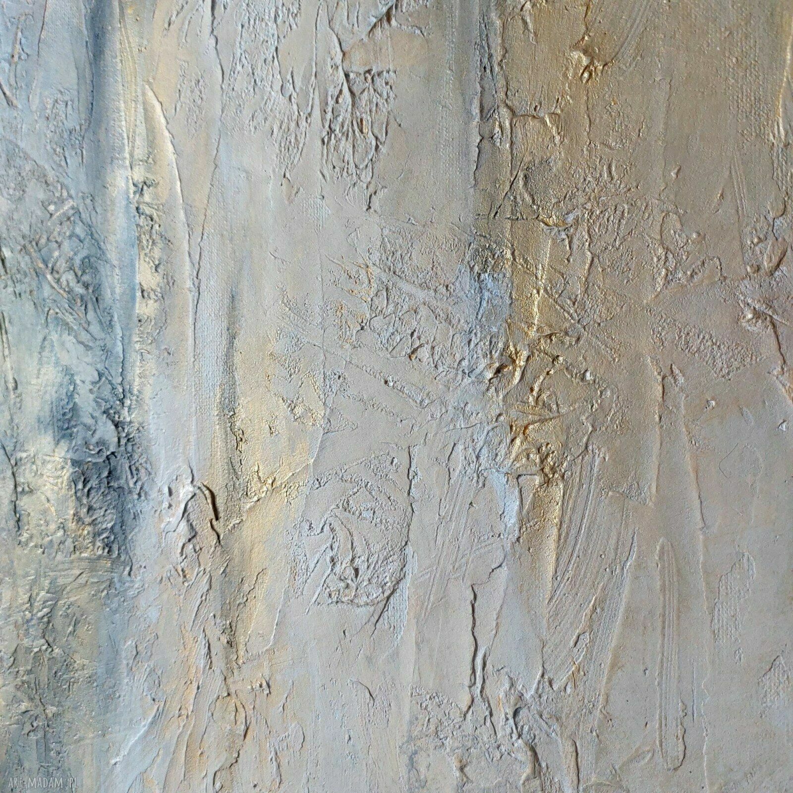Ulotność - ręcznie malowany obraz akrylowy 60x60 cm (bez oprawy)