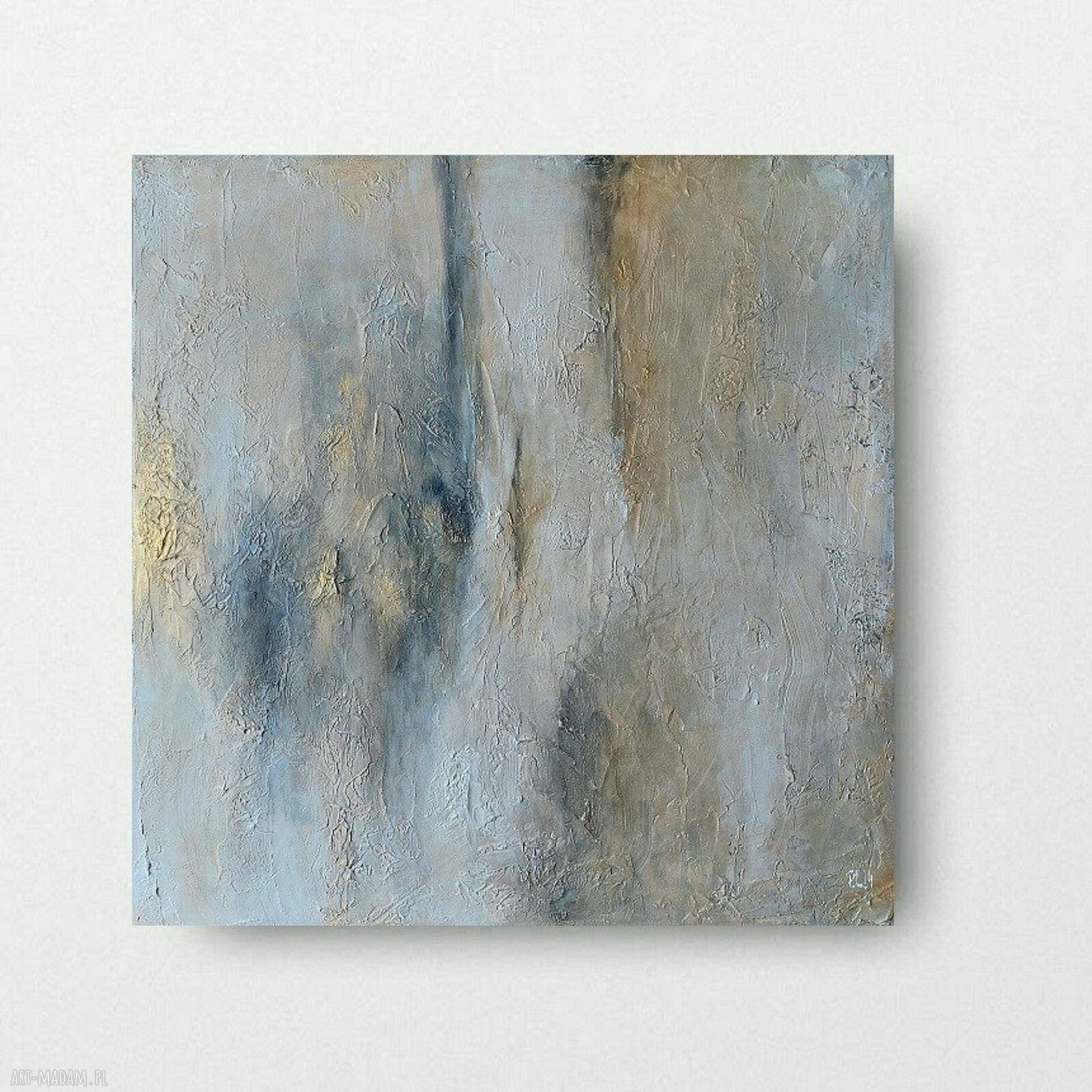 Ulotność - ręcznie malowany obraz akrylowy 60x60 cm bez oprawy