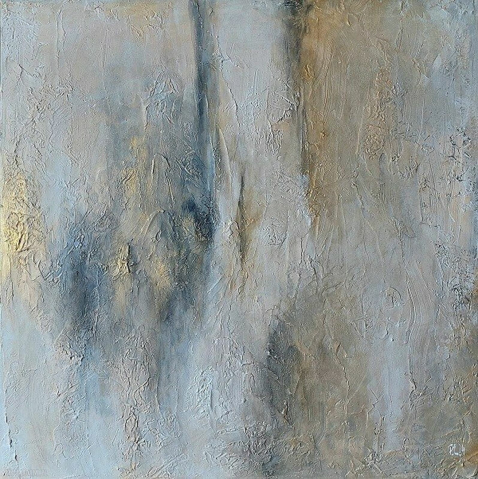 Ulotność - ręcznie malowany obraz akrylowy 60x60 cm (bez oprawy)