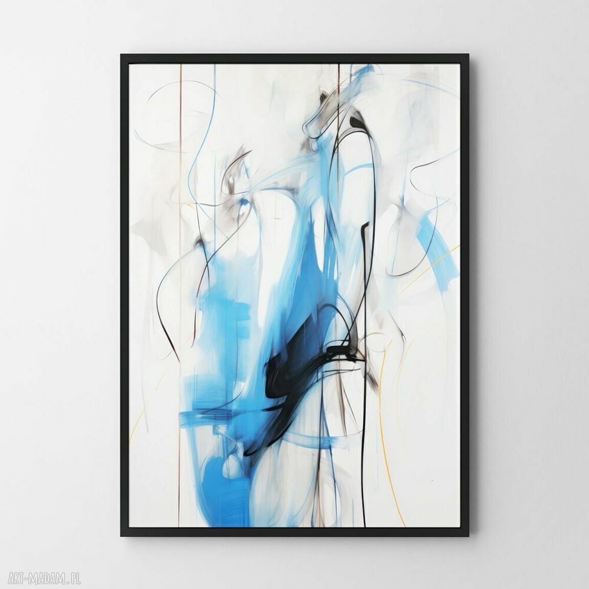 Abstrakcyjny plakat Ulotność 40x50 cm do salonu - Hogstudio