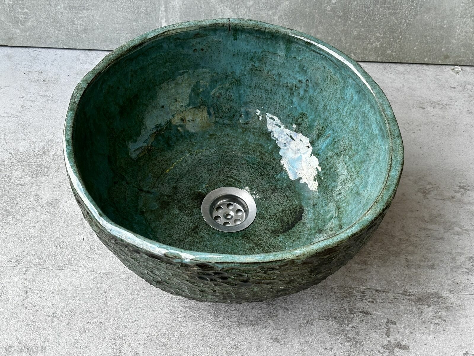 Umywalka ceramiczna Rybia Łuska - rękodzieło do Twojej łazienki