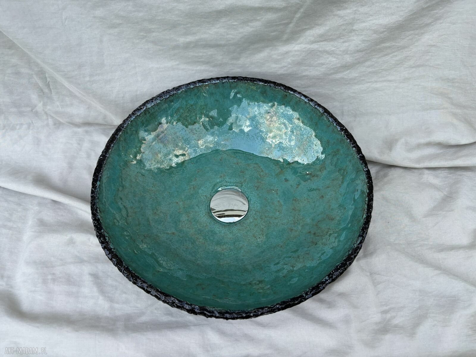Duża umywalka ceramiczna - misa ręcznie robiona Dream Art